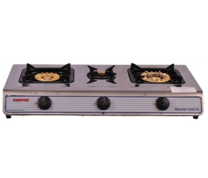 geepas gas stove 3 burner