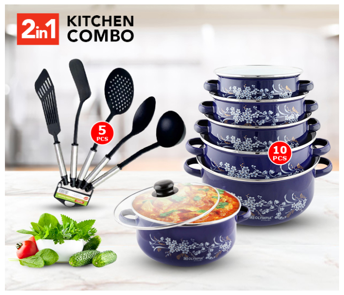 5pcs/set Nylon Kitchen Utensils