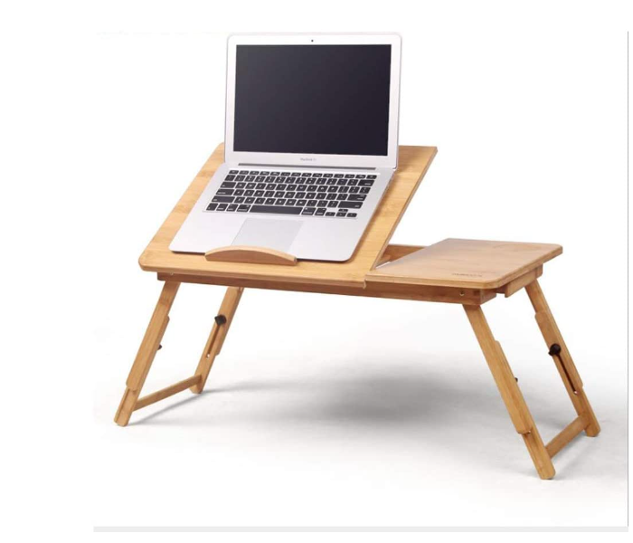 Bamboo on sale laptop table