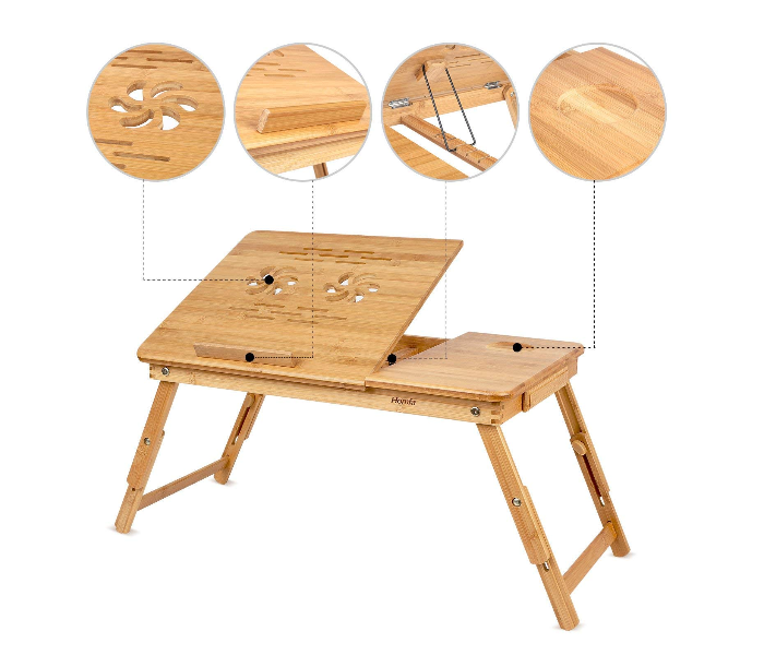 Buy Wooden Laptop Table with Cooli59789 Price in Qatar, Doha