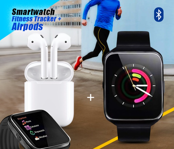 Bluetooth Smartwatch Fitness Tracker Colour D72404