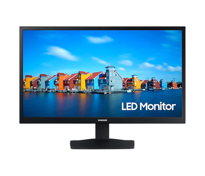 Samsung LS19A330NHMXUE 19 Inch Flat LED Monitor with Eye Comfort Technology - Black