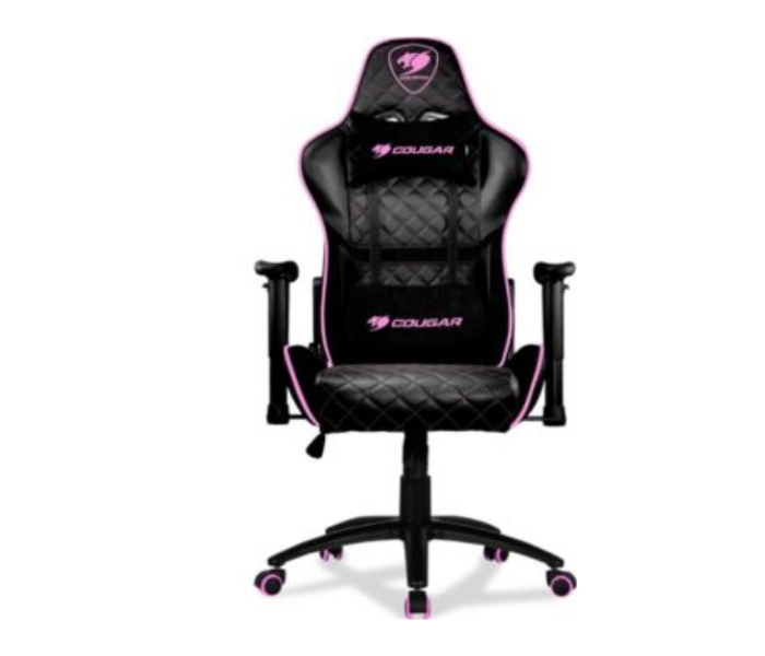 cougar armor one eva gaming chair pink