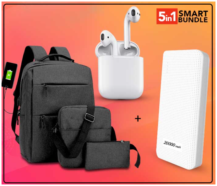 Ozy Set Of Backpack USB Charging85231