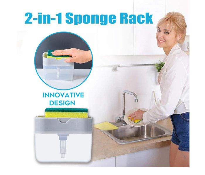 Buy 2 In 1 Sponge Rack and Liquid 93727 Price in Qatar, Doha