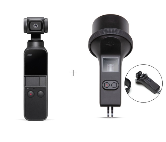DJI Osmo Pocket 3-Axis Stabilized Handheld Camera Gimbal : :  Electronics