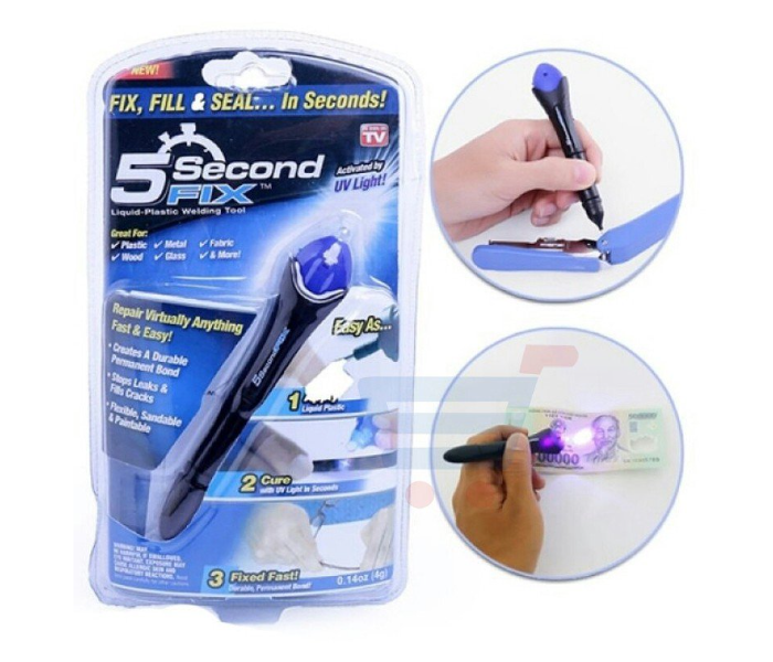 UV Glue 5 Second Fix UV Activated Glue Plastic Welding Light Repair Pen for  Wood Plastic Metal Ceramic : : DIY & Tools