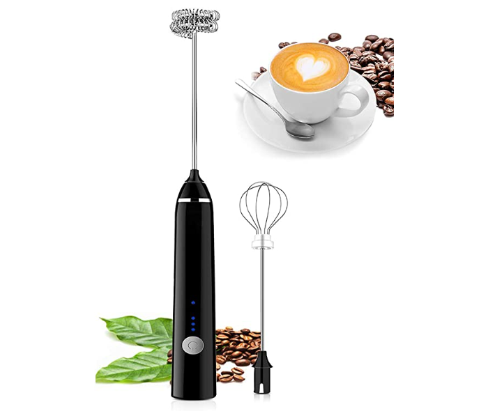 Kitdine USB Rechargeable 3-Speed Handheld Milk Frother 