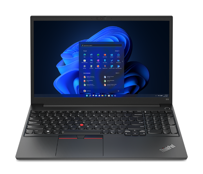 LENOVO THINKPAD E15-G4- 21E6007YGR 15.6 Inch FHD Intel Core i5-1235U Processor 8GB DDR4 RAM 512GB SSD Integrated Intel Iris Xe Graphics DOS with Bag - Black