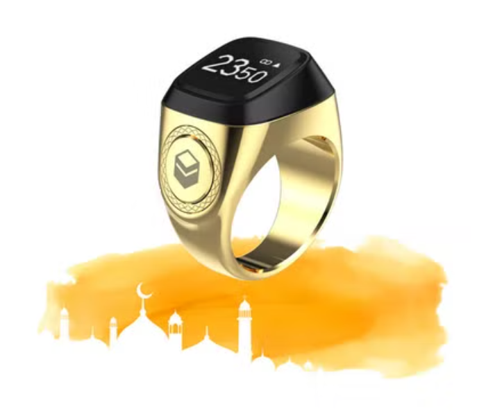 Prayer Smart Smart Tasbih Zikr Ring Muslim Digital Time Reminder 0.49