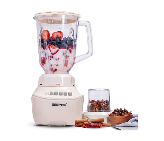 2-in-1 Blender with 1.5L Glass Jar, Smart Lock, GSB44076UK, 2 Speed with  Pulse Function, Ideal for Smoothies, Vegetable, Fruits, Milkshakes, Ice &  More