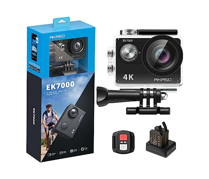 AKASO EK7000 SE 4K Waterproof Action Camera with Remote Black