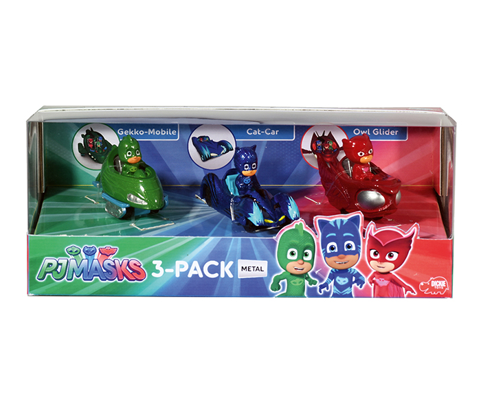 Dickie Toys PJ Masks Night Mission Spielset Mit Cat-Car Und Figuren - Action Spielstation