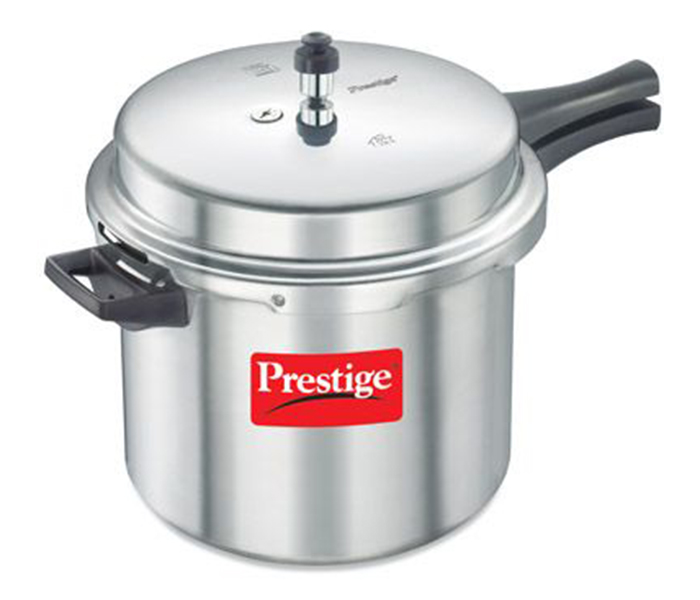 Prestige Popular Aluminum Pressure Cooker, 5 L, Silver