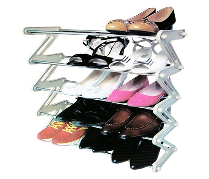 Ziczac 5 Tier Design Stainless Steel Shoe Rac17108 Uae.Jazp