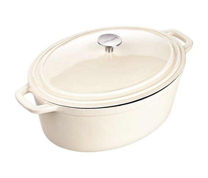 Lamart LT1062 6L Cast-Iron Pot with Lid, C7255 | Uae.Jazp.com