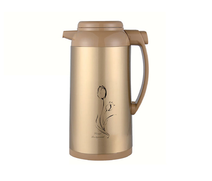 Geepas Vacuum Flask, 1.2L  Stainless Steel Vacuum Bottle Keep Hot