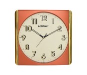 Sonashi SWC-808S Wall Clock with Silent Sweep Movement, Copper
