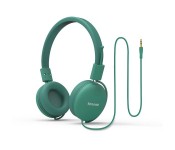 Promate Soul Lightweight Supra Aural Stereo Wired Headset, Green