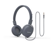 Promate Soul Lightweight Supra Aural Stereo Wired Headset, Black