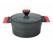 Royalford RF8600 32CM Die-Cast Aluminium Casserole - Black