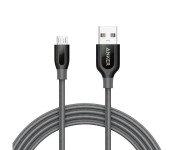 Anker A8143 Powerline Plus Micro USB Cable 6 ft Grey