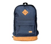 Promate Drake-2 15.6 inch Retro Styled Laptop Backpack with Multiple Zippers, Blue