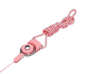 ZN Neck Strap Key Chain Holder For Mobile Phones & Id Card - Pink