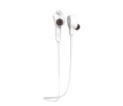 Promate Vitally-2 Lightweight Magnetic Wireless Earbuds Sports Bluetooth Headphones, White