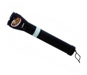 Olsenmark OMFL2598 Rechargeable LED Flashlight with Night Glow, Black