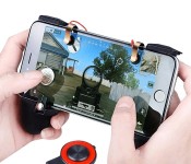 Pubg MV-009 Gaming Trigger Fire Button Aim Key and Shooter Controller For Mobile Game - Black  - Similar Product Imag - ID 14285