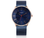 Curren 8303 Analog Quartz Watch For Men Blue