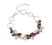 Kavani Butterfly Chimes Crystal Rhodium Bracelet 33059 Assorted  - Similar Product Imag - ID 16871