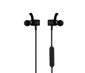 Promate Move Wireless Secure-Fit In-Ear Stereo Sporty Magnetic Earbuds, Black