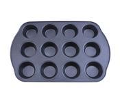 Royalford RF7042 12 Cup Muffin Pan - Black  - Similar Product Imag - ID 2567