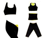 Taqdeer 1545 3 Pieces New Hot Neoprene Body Shaper Set - Black - Large  - Similar Product Imag - ID 24510