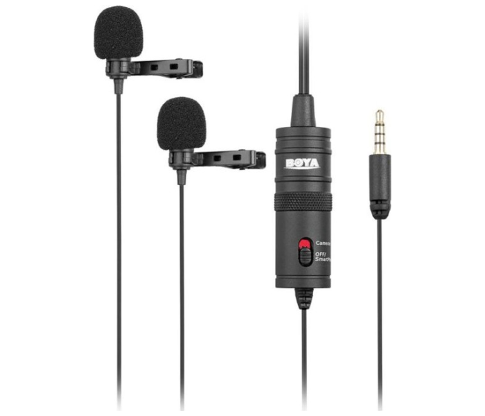 Boya LUD5707 BYM1DM OmniDirectional Lavalier Microphone Black Image