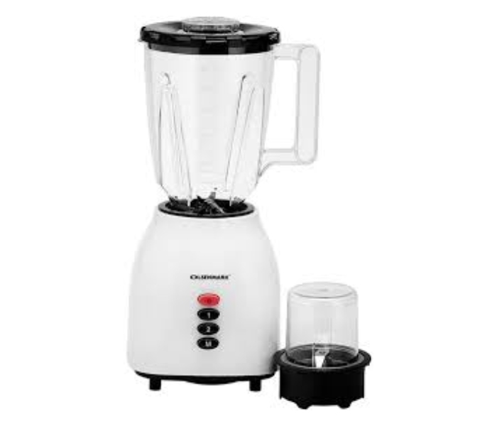 Olsenmark OMSB2361 1.5 Litre 2 in 1 Plastic Blender Black and White