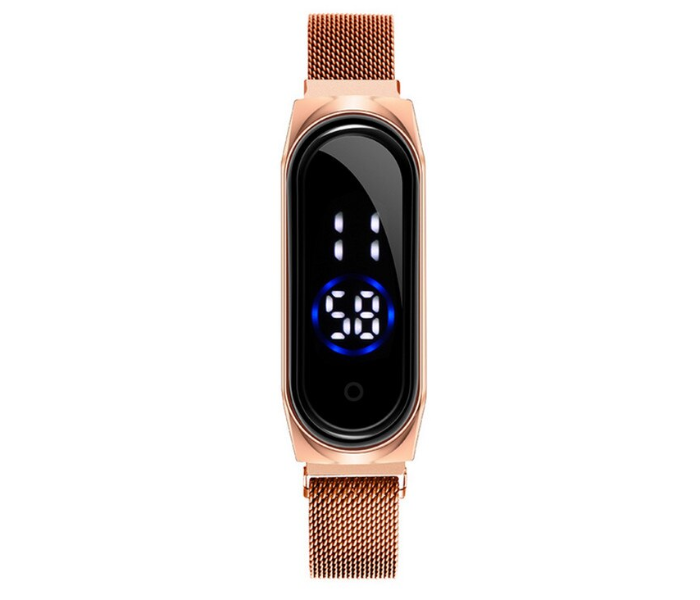 Jongo New Trend Digital Wrist Watch Touch Screen with Magnetic Mesh Belt -Rose Gold  - Similar Product Imag - ID 49843