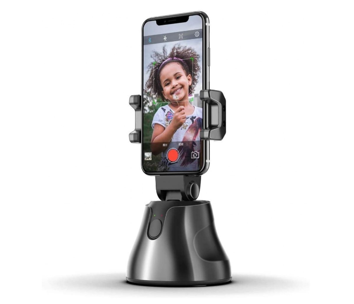 TikTok 360 Rotation Selfie Auto Face and Object Tracking Smart Shooting Camera - Black  - Similar Product Imag - ID 49835