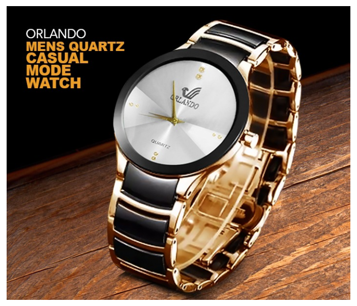 Orlando Mens Quartz Casual Mode watch 50274 saudi.jazp