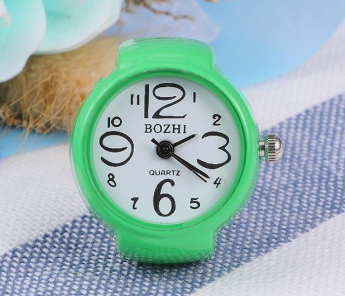 Finger Ring Fashion Exquisite Quartz Watch 1 Pc - Green  - Similar Product Imag - ID 52429