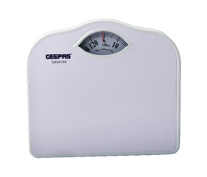 Geepas GBS4169 Mechanical Weighing Scale with Height and Weight Index Display - White  - Similar Product Imag - ID 13937