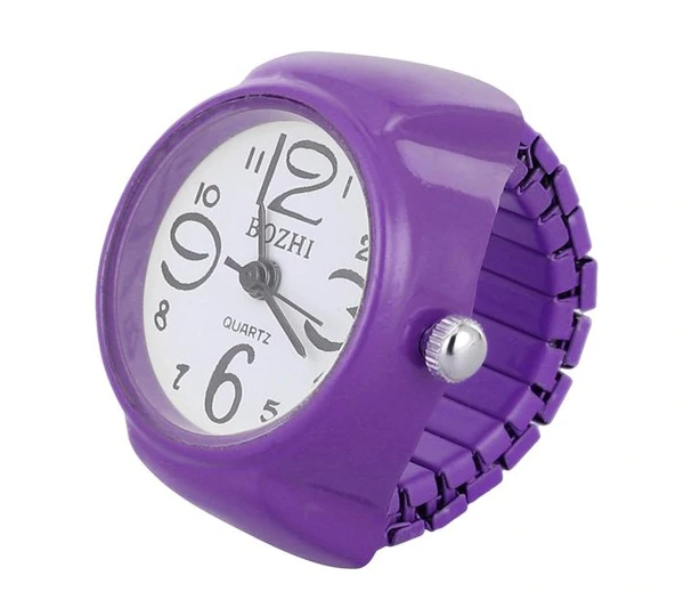 Finger Ring Fashion Exquisite Quartz Watch 1 Pc - Purple  - Similar Product Imag - ID 52431