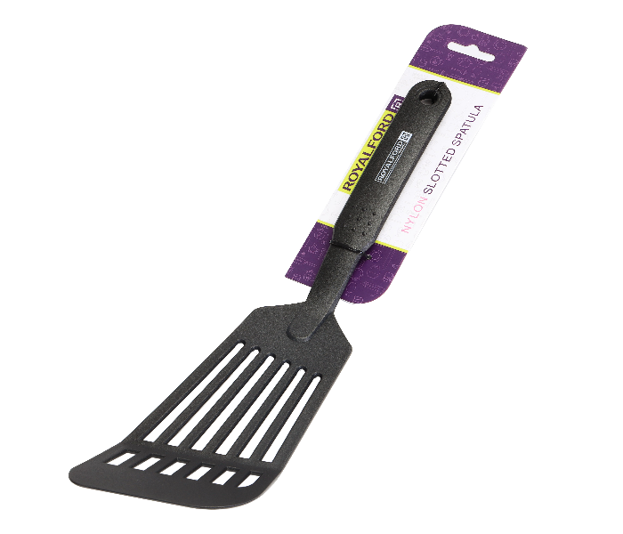 Royalford RF1198-NLSS Nylon Long Slotted Spatula - Black  - Similar Product Imag - ID 1176