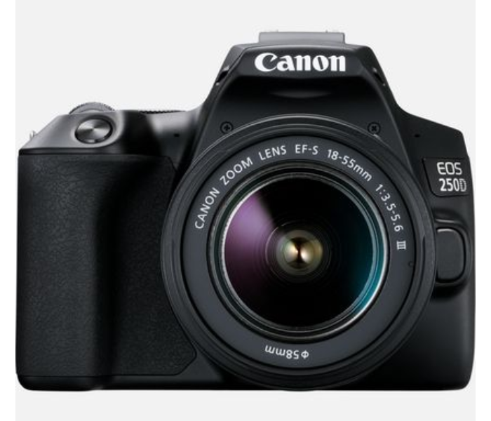 Canon EOS 250D Black and EFS 1855mm f3556 Image