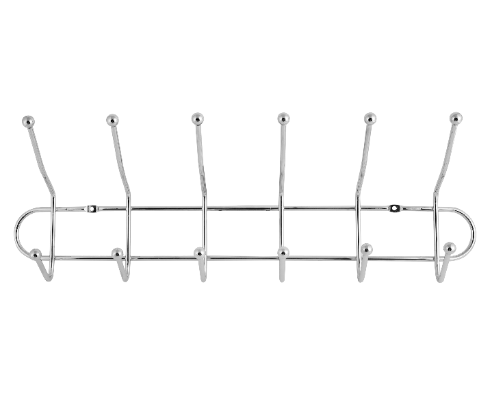 Royalford RF1426-MH6 Metal Hanger with 6 Hooks - Silver  - Similar Product Imag - ID 1194