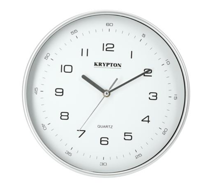 Krypton KNWC6122 Wall Clock - Silver