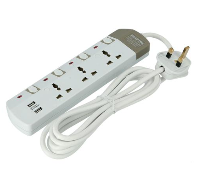 Krypton KNES5146 3Metre 3 Way Extension Socket-img1732608890