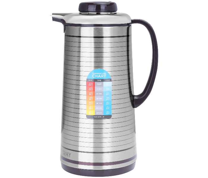 Royalford RF5290 1.6 Litre Vacuum Flask - Silver